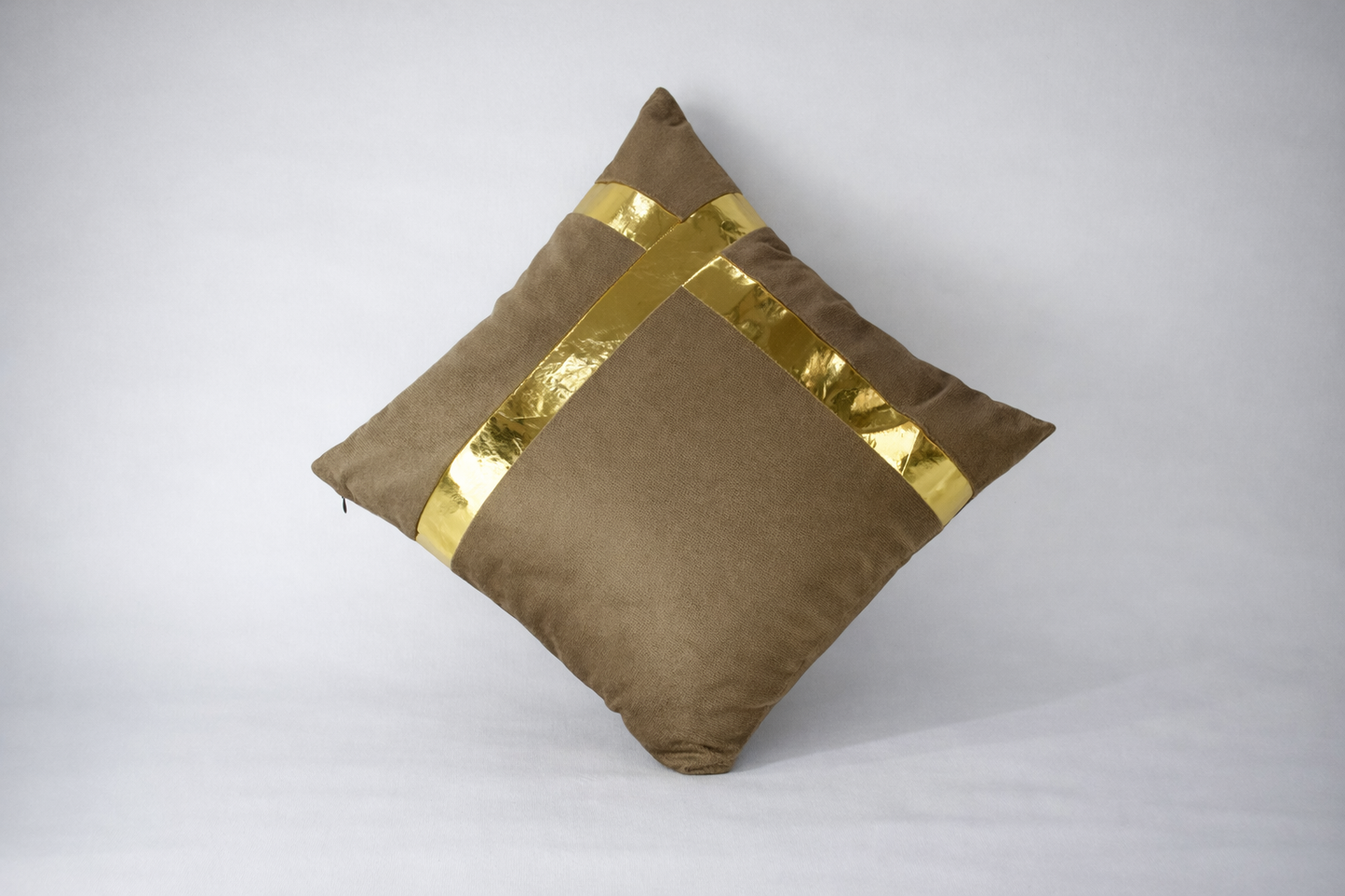 Velvet Decorative Square Cushion -Gold Pack of 2/3/4/5