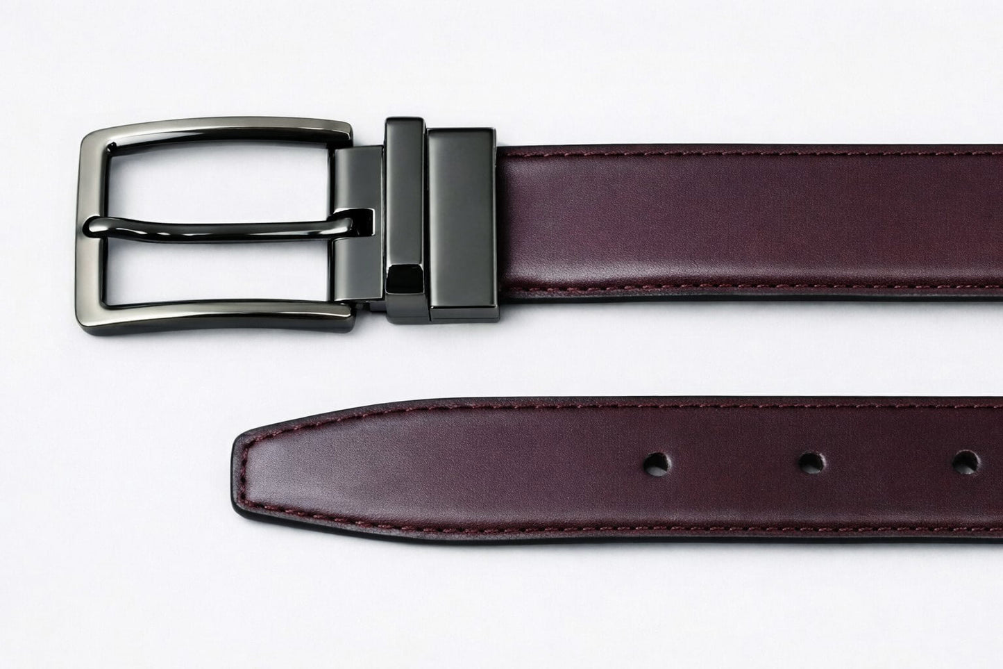 Reversible Pure Leather Brown & Black Belt