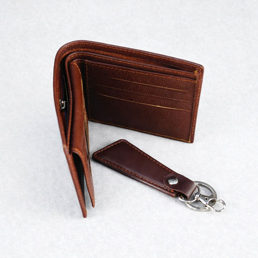Lavish Genuine Leather Wallet- Brown