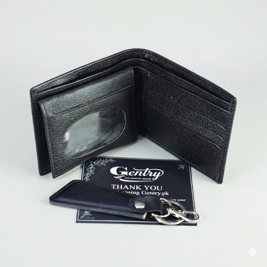 Lavish Genuine Leather Handmade Wallet- Black