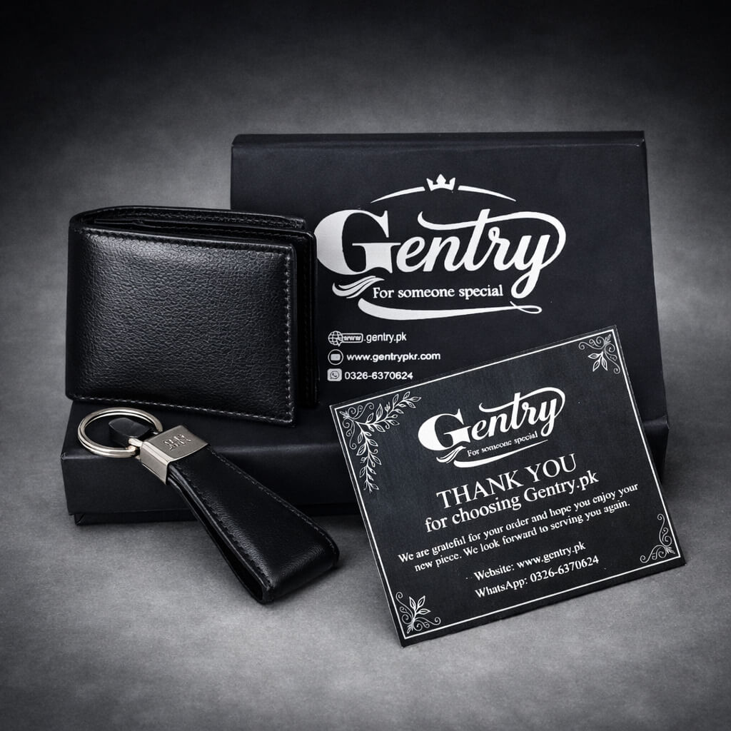 Lavish Genuine Leather Handmade Wallet- Black