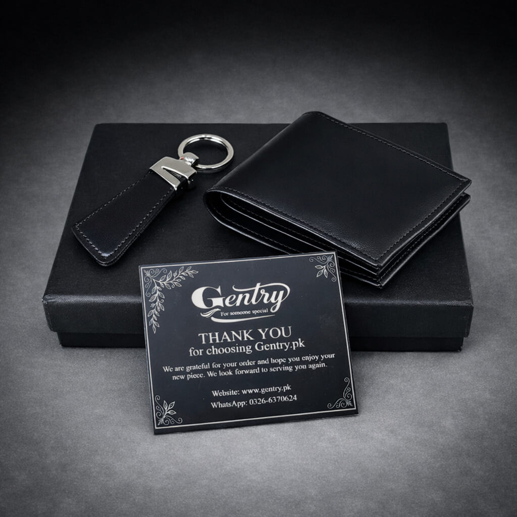 Pure Leather Black Wallet