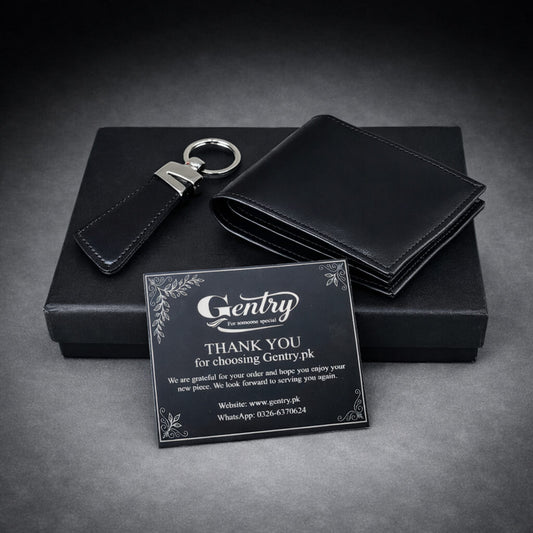 Pure Leather Black Wallet