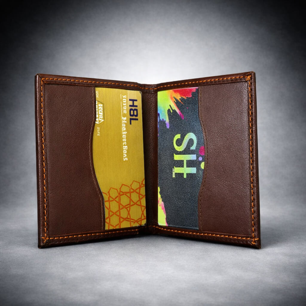 Leather Handmade Slim Card Wallet