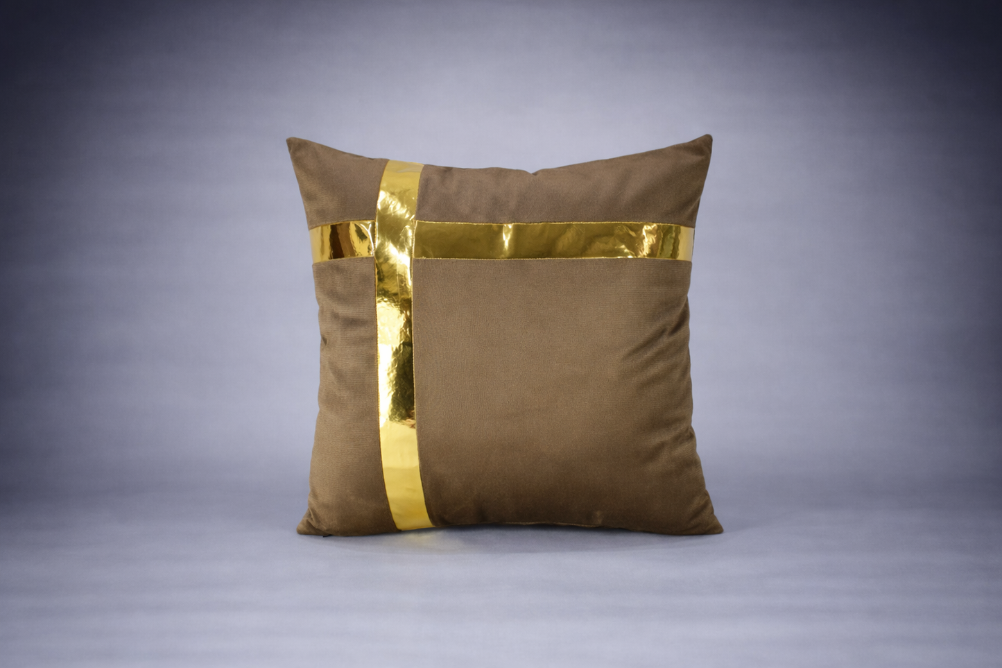 Velvet Decorative Square Cushion -Gold Pack of 2/3/4/5