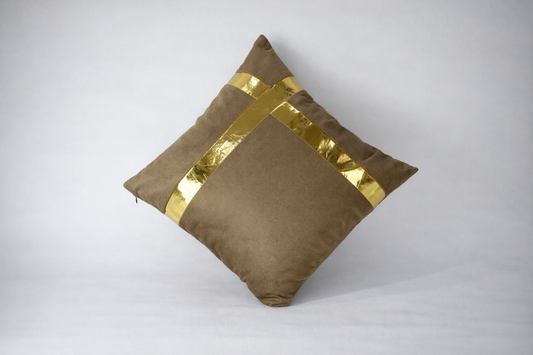 Velvet Decorative Square Cushion -Gold Pack of 2/3/4/5