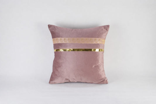 Pink Velvet Decorative Square Cushion