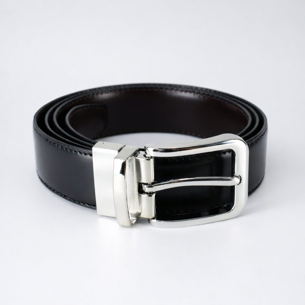 Reversible Pure Leather Black & Brown Belt
