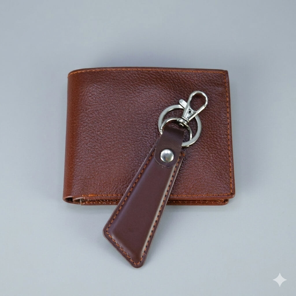 Lavish Genuine Leather Wallet- Brown