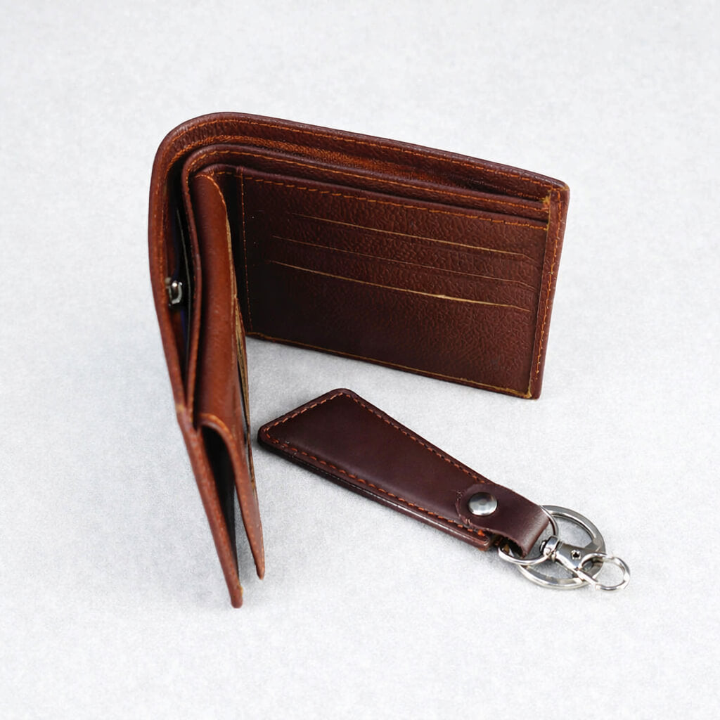 Lavish Genuine Leather Wallet- Brown